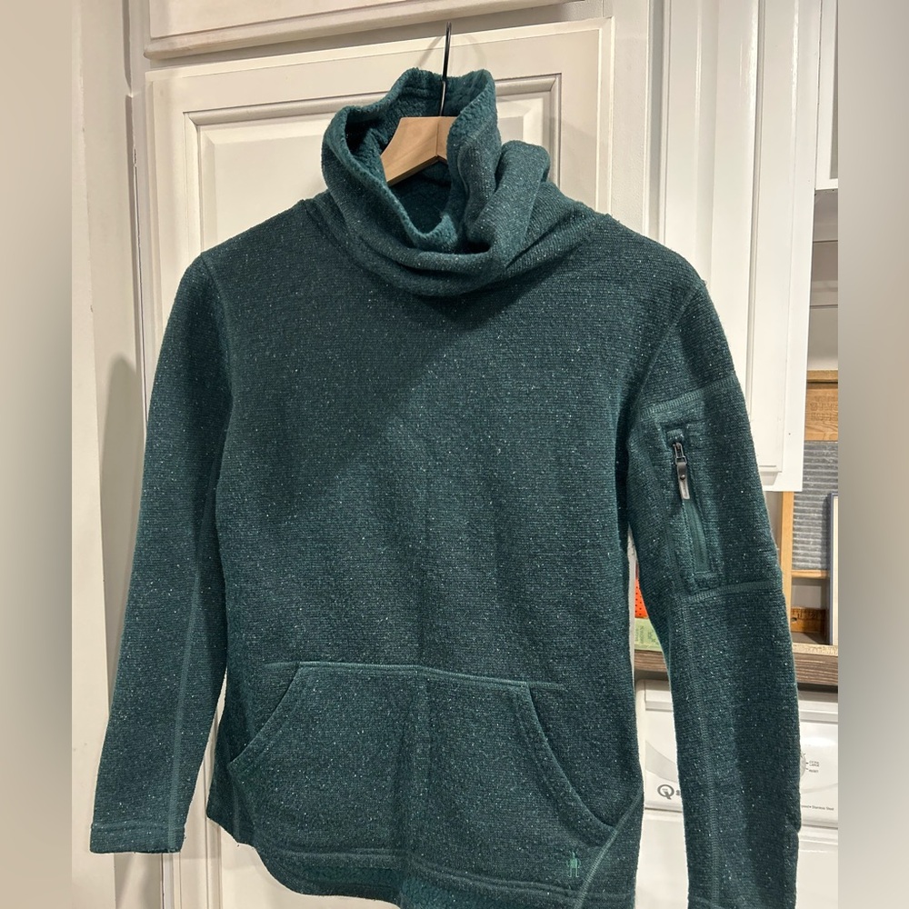 Smartwool Forest Green Turtleneck Sweater